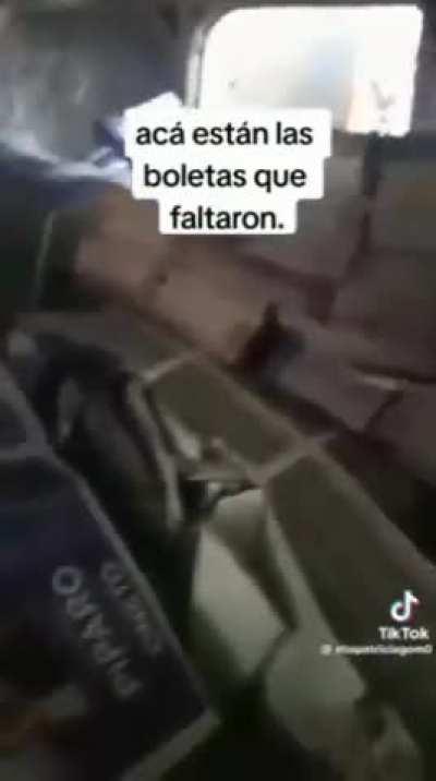 Cientos de miles de boletas destruidas de Milei fueron encontradas. El fraude fue sistemático y masivo.