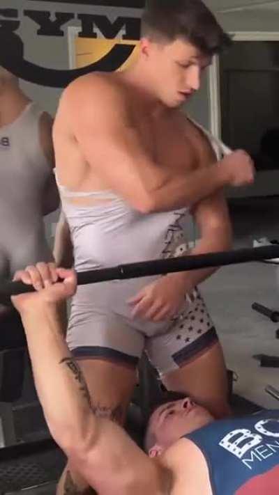 Workout in Singlets [Not OC]