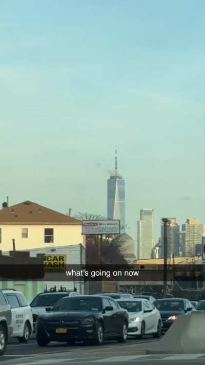 Who else saw that smoke yesterday evening?