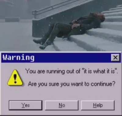 I feel like a broken record