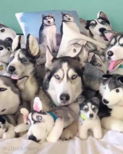 She can't make us take baths if she can't find us.