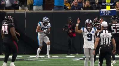 [Highlight] Bryce Young celebrates TD pass before ball reaches Tremble