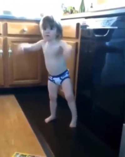 Super hero undies didn’t help him.