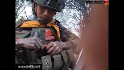 The PDF's Kawlin District 1st Battalion (rebels) attack the junta's Thit Phu Hla camp in Sagaing Region, Myanmar (Burma); December 19-20 (Music from source)