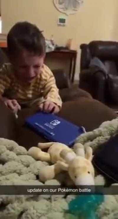 kids probably never lost a battle before