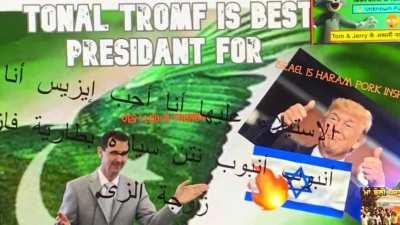 TONLAFD TROMPF IS HALAL TWENT TWENY CAMPIAG PRESIDEN