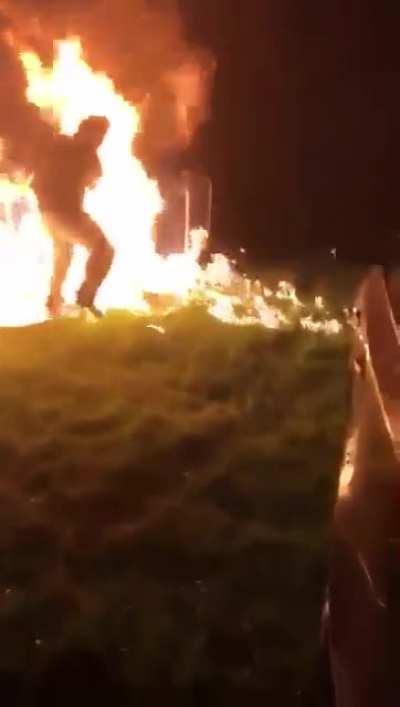 Lighting the night 🔥