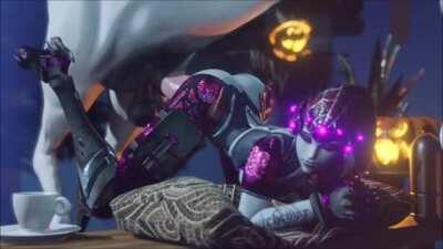 Widowmaker fucked by a horse (TheBartender)