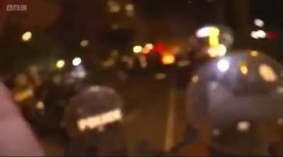 BBC cameraman charged at by police in DC on Sunday night