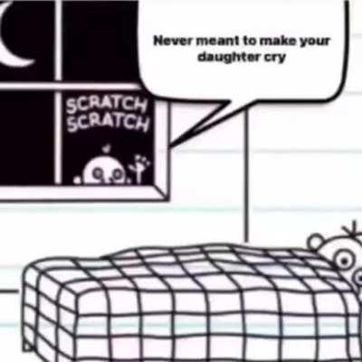 He’s sorry let him in