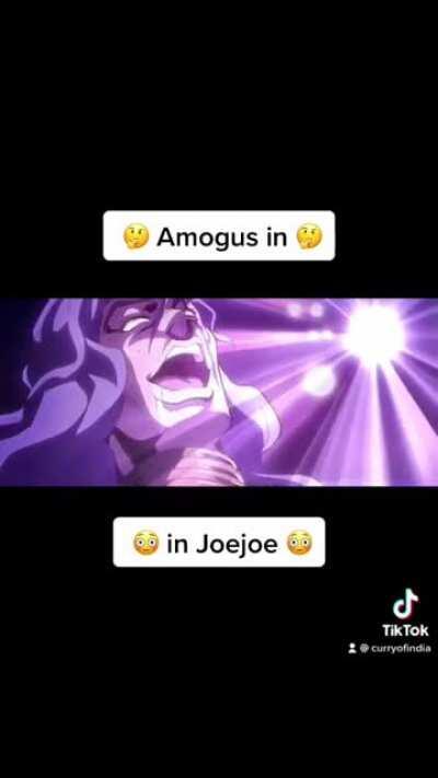 When the the imposter is sus in joejoe”s bizarra adventure