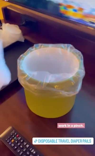 Not even the ice pails are safe in hotels…