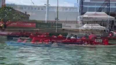 Water jousting, the 4805 year old sport