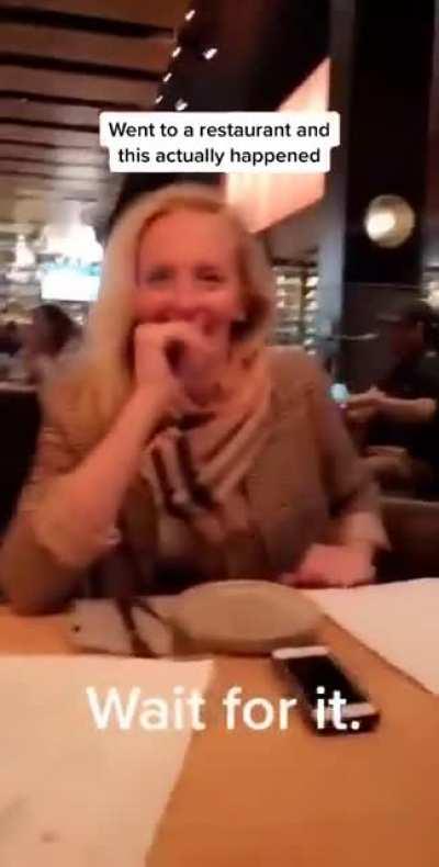 Well I hope dinner was worth it