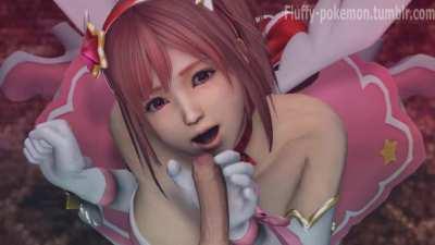 Honoka's blowjob (Fluffy-Pokemon)