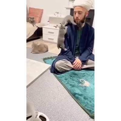 Little ones joining Salah