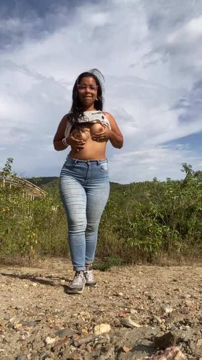 our farm is boring so i have to get naughty