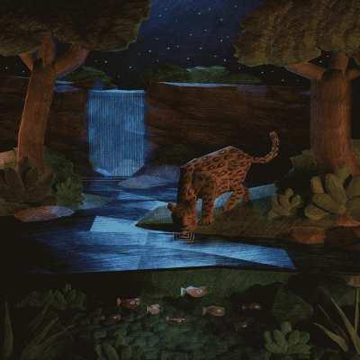 Moonlit drink (Blender + Photoshop + After Effects)