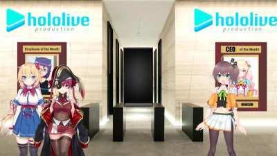 Hololive Big 4 on their way to corrupt HoloEN! Or so they think...