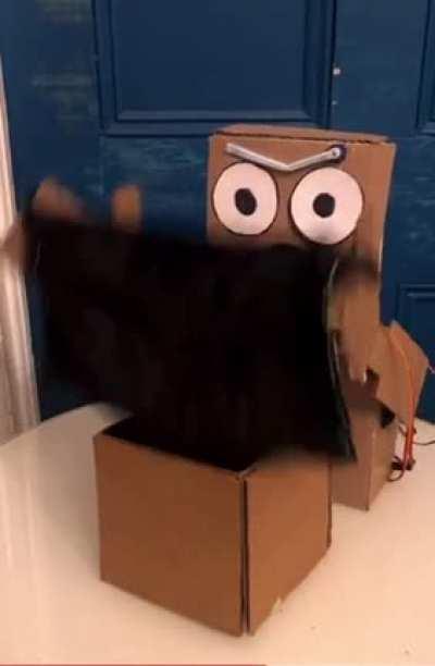 Robot programmed to do magic tricks