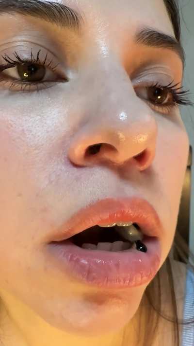 I could swallow you anytime. But playing is more fun. For now.