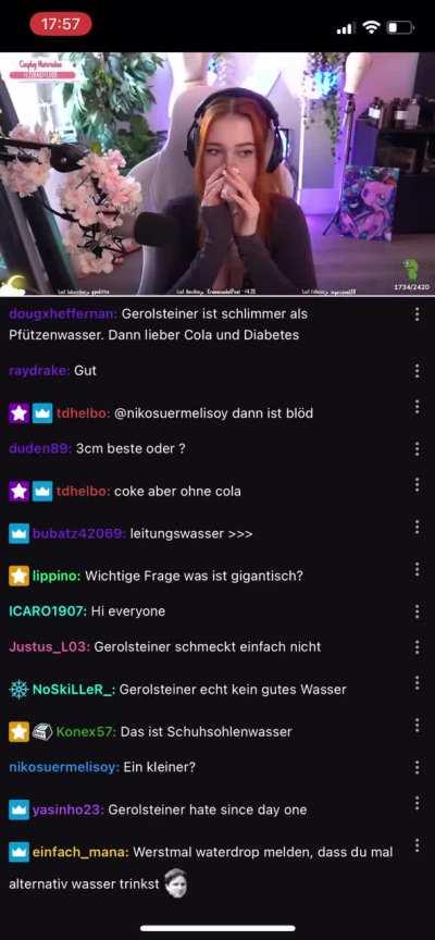 Kim über Dicksize. Wieso ist das schon sehr groß? 🥲