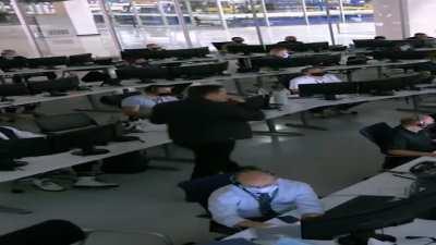 Boss is in Mission Control Center