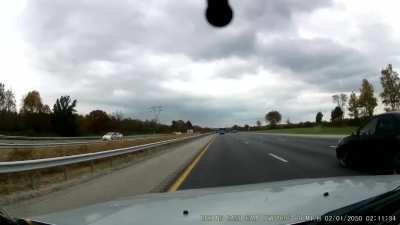 Inches away from disaster, justice delivered.