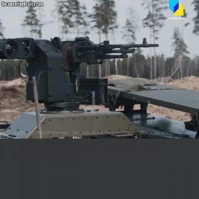 Showing off the new Tbemis ground drone Ukraine just received.. Im sure these will save countless lives.