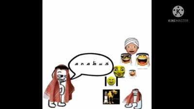 Funny arab imposter A R A B U S