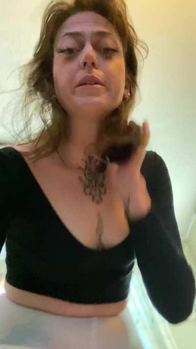 Ended by my ass (in white tights)