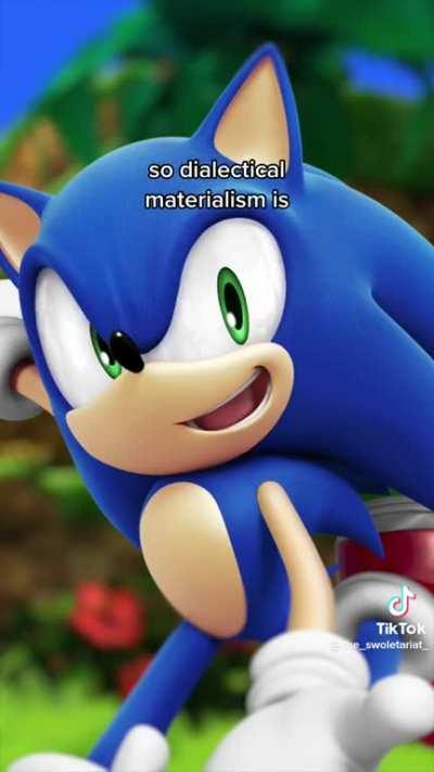 Tails teaches Sonic about Dialectic Materialism