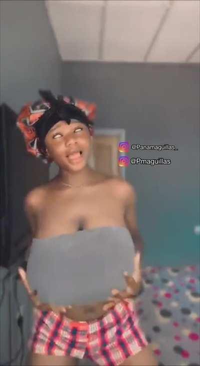 Ebony tits