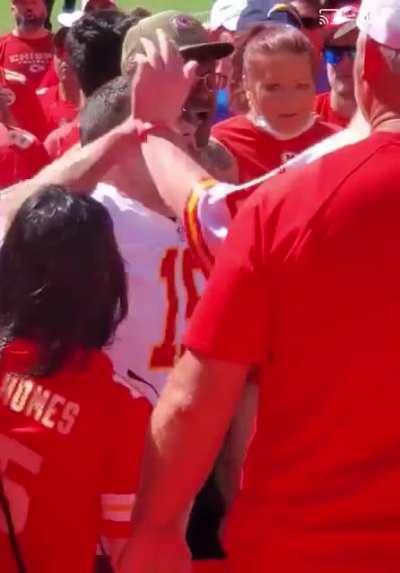 Civil War at Chiefs Game Sends Glasses Flying