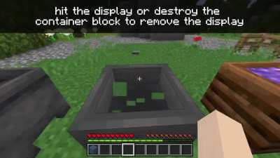 I made a datapack which lets you display (almost) any block inside cauldrons, composters, barrels & hoppers