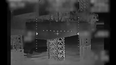 FPV-drones take off from sea drone to attack Russian platform