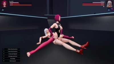 3d futanari girls kindly fucking in sex game