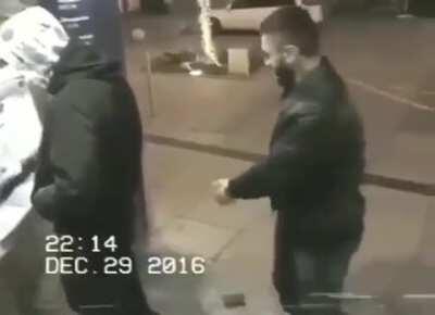 At least they shake hands