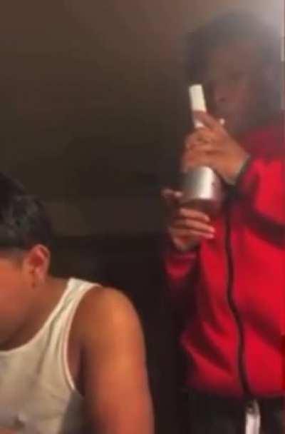 Dude got knocked out