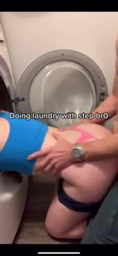 washing machine and doggy
