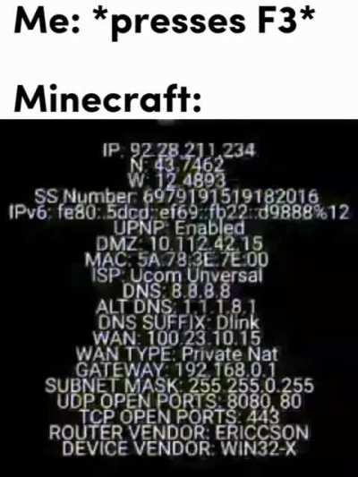 me when the when the