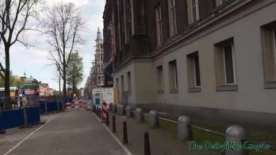 My second Cumwalk in Amsterdam city center💦