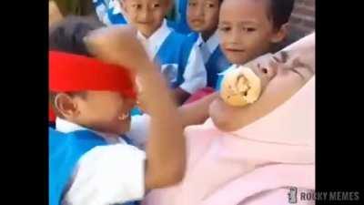 Competing against classmates in 