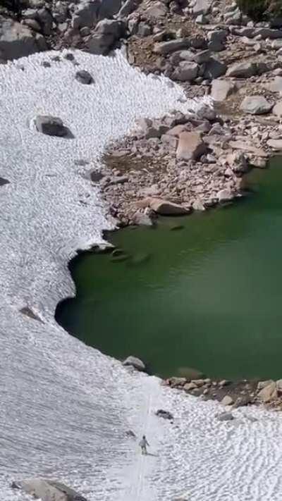 HMB while I ski on the lake because skiing on snow is just too easy.