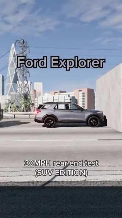 30mph Rear-End Test (SUV Edition)