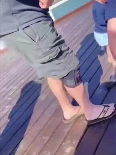 Toddler drops engagement ring into lake