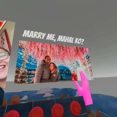 I proposed to my lady in VR! This is how it went down. [Sound On]