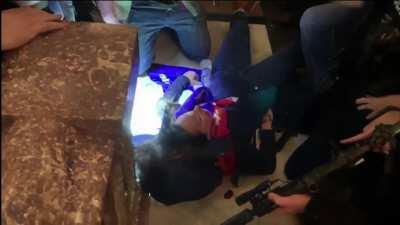 4 different angles of the Capitol terrorist being shot synced in one video