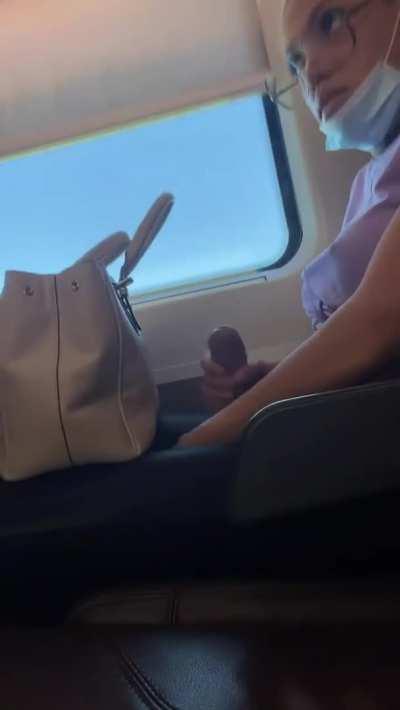 Naughty on the train