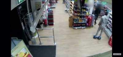 Throwback to when “J Hus“ robbed some Lucozades on a hoverboard